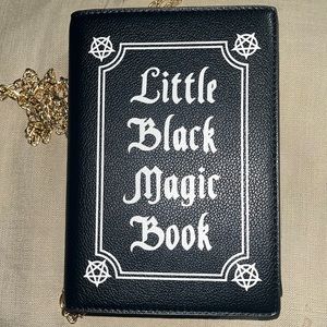 Little Black Magic Book Purse